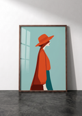 Póster Retrato de Mujer — Ilustración Minimalista (Ref:0007)