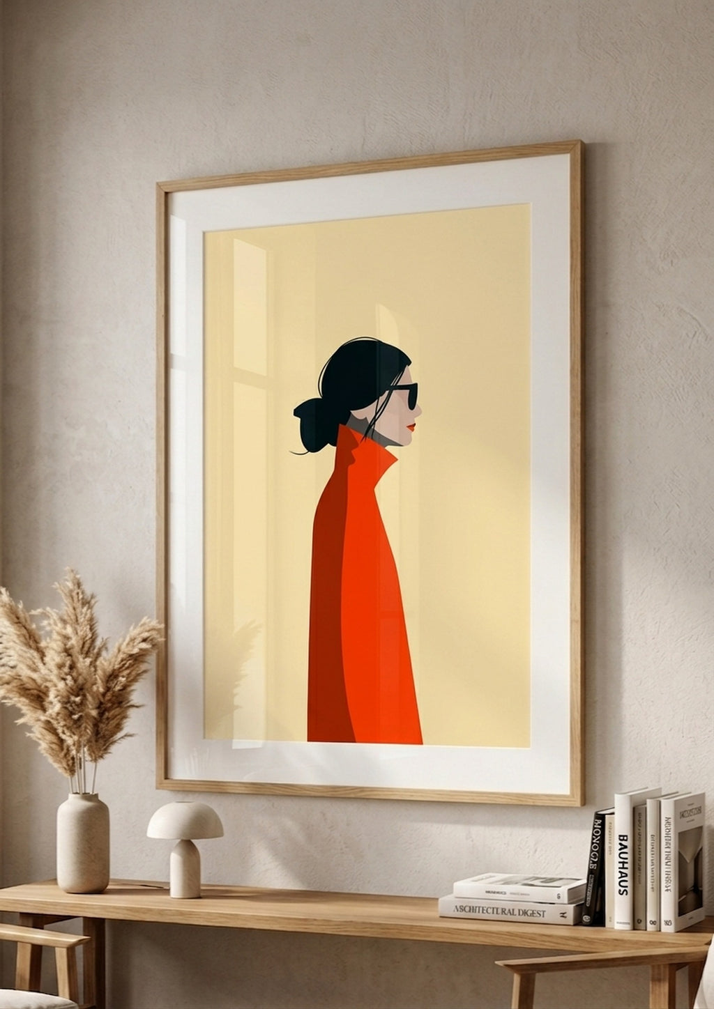 Póster Retrato Mujer — Ilustración Minimalista (Ref.0012)