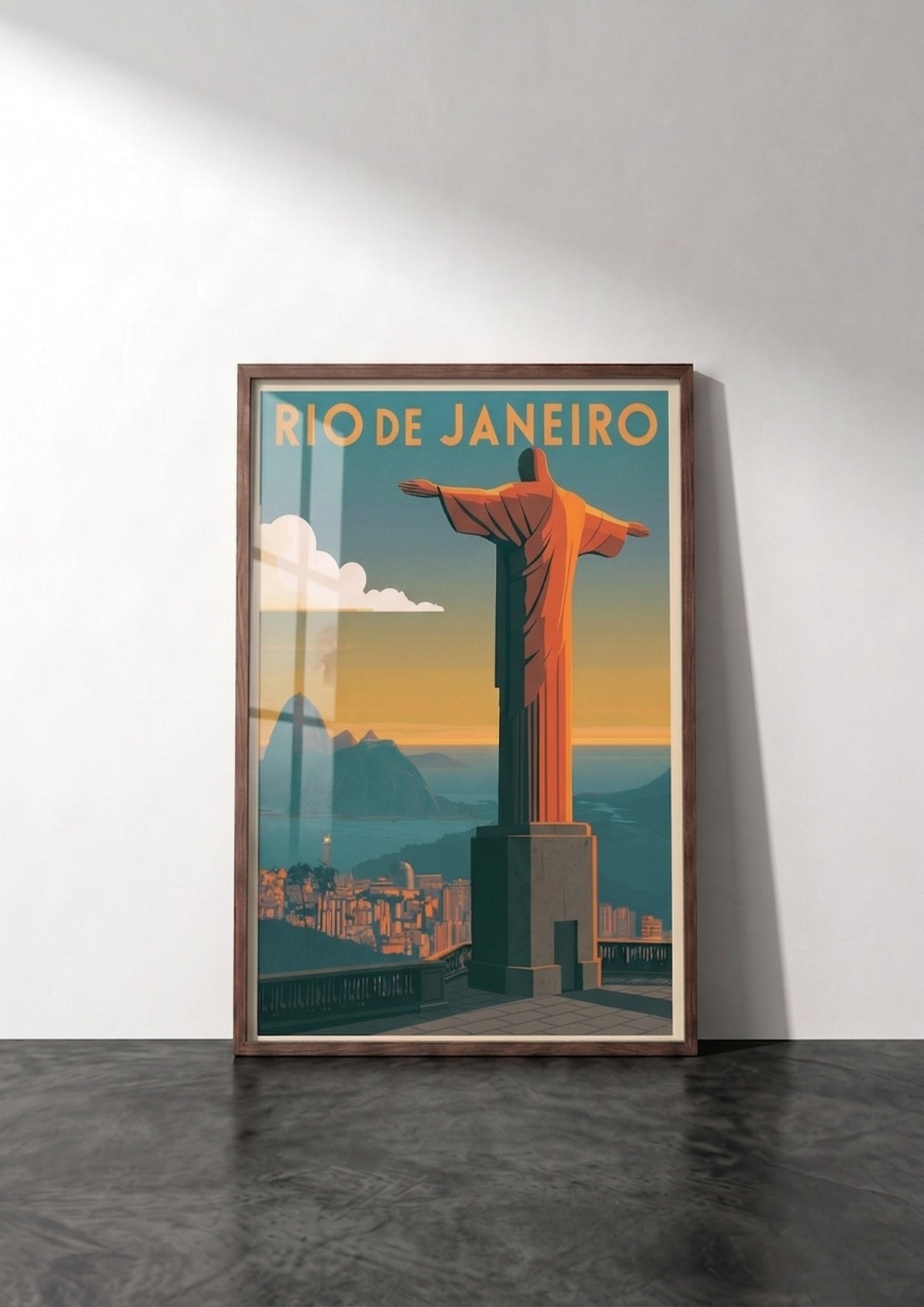 Póster Río de Janeiro — Ilustración Vintage (Ref.0014)