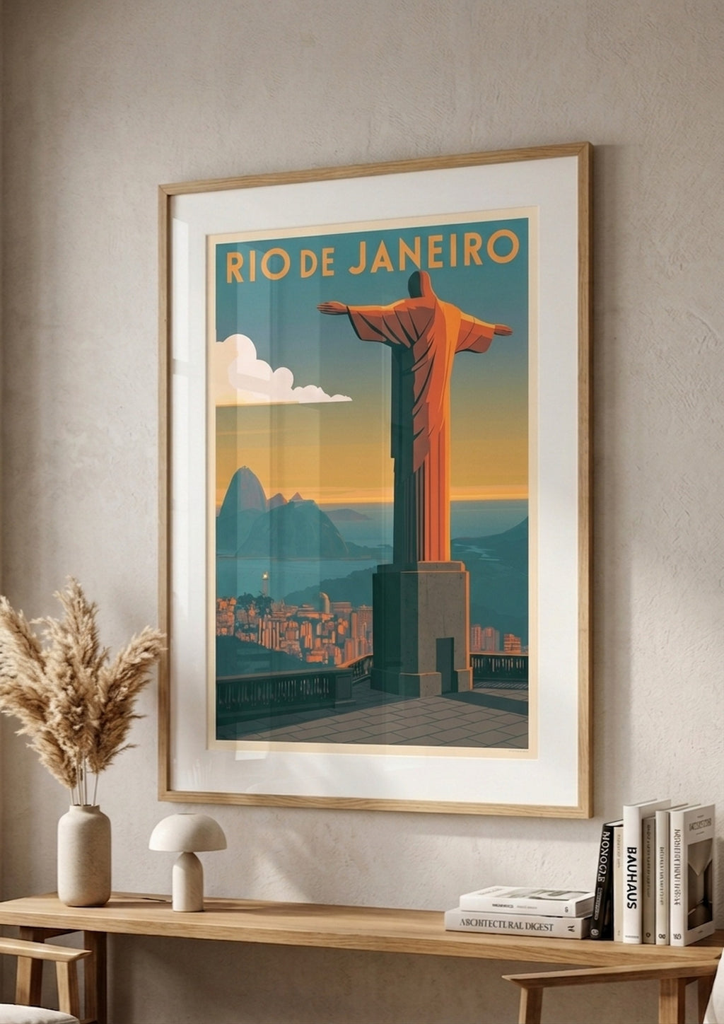 Póster Río de Janeiro — Ilustración Vintage (Ref.0014)