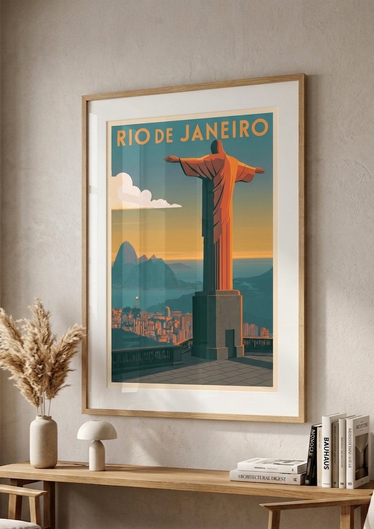 Póster Río de Janeiro — Ilustración Vintage (Ref.0014)