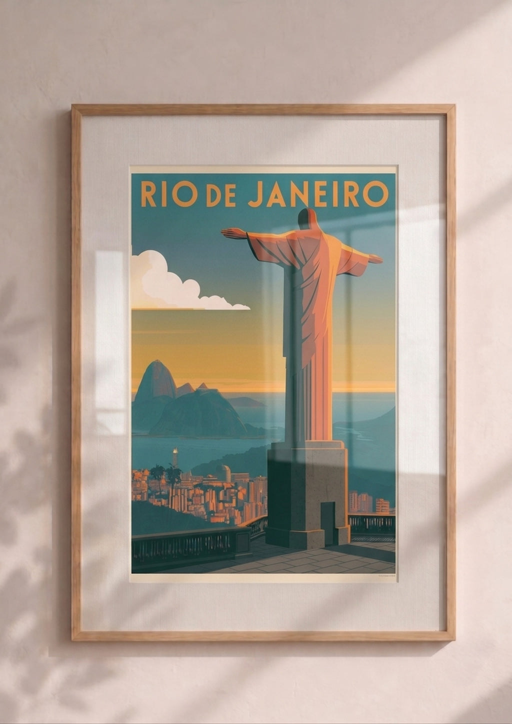 Póster Río de Janeiro — Ilustración Vintage (Ref.0014)