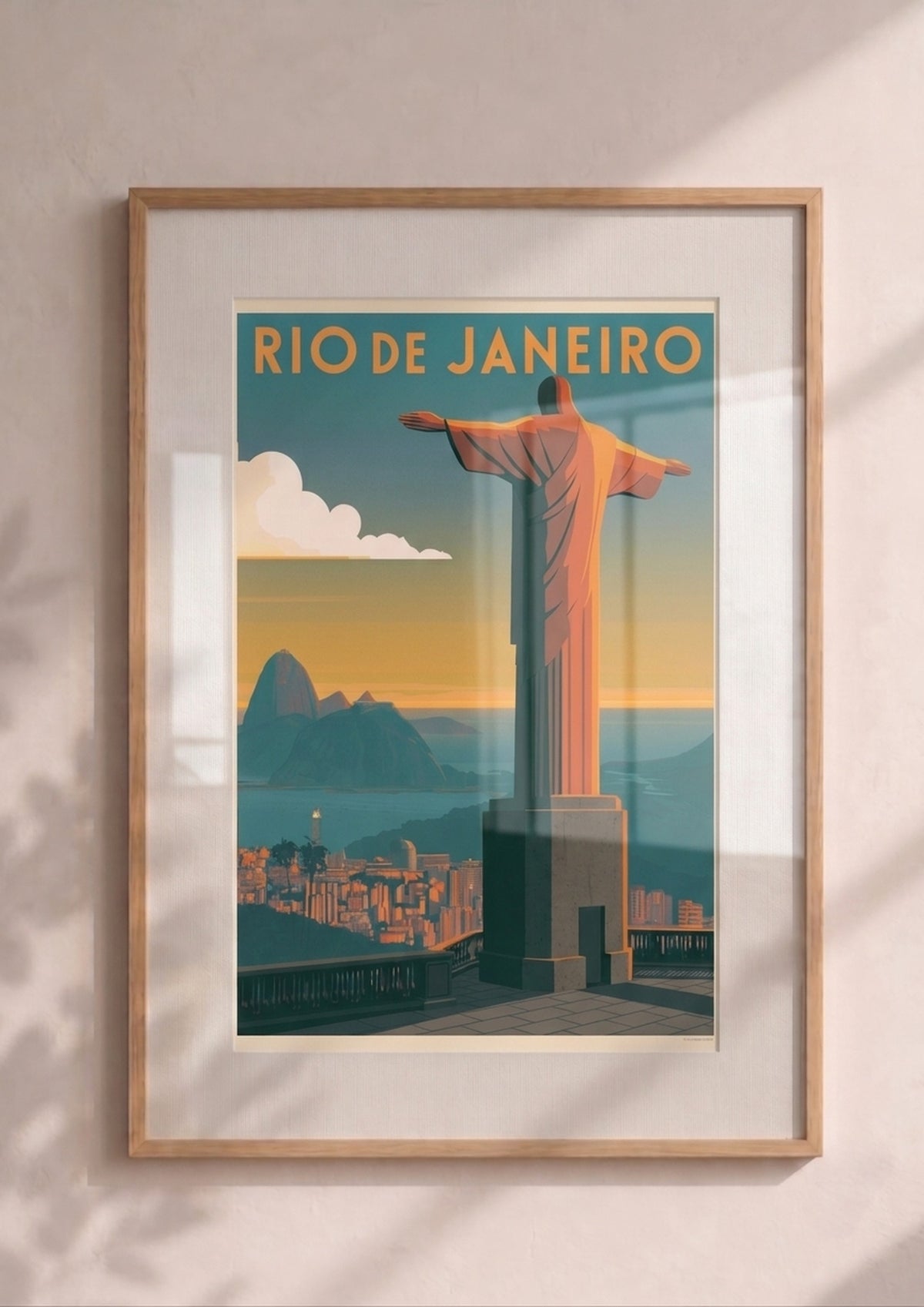 Póster Río de Janeiro — Ilustración Vintage (Ref.0014)