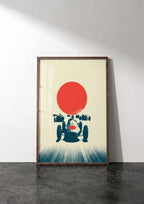 Póster Automovilismo — Ilustración Retro (Ref:0027)