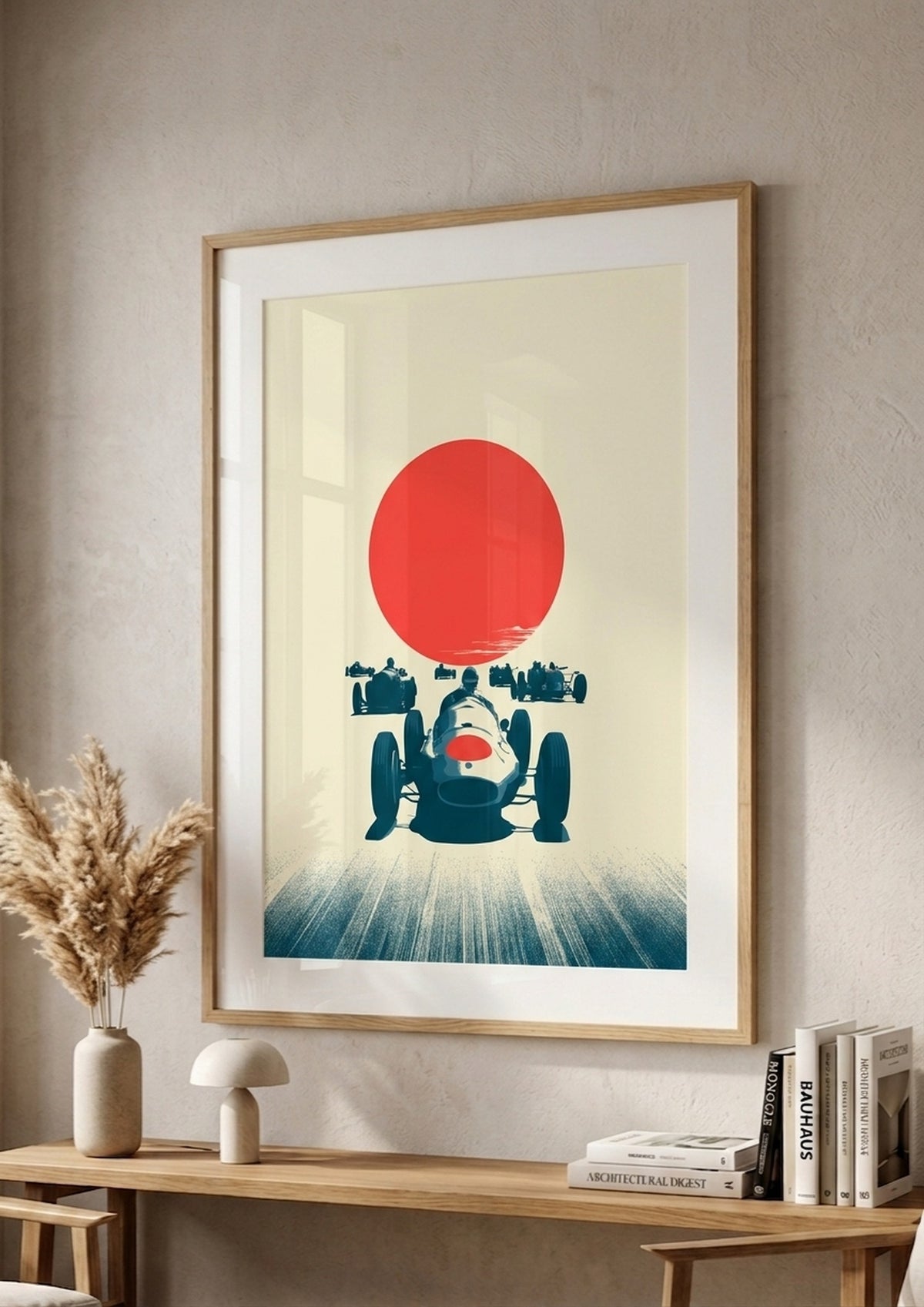 Póster Automovilismo — Ilustración Retro (Ref:0027)