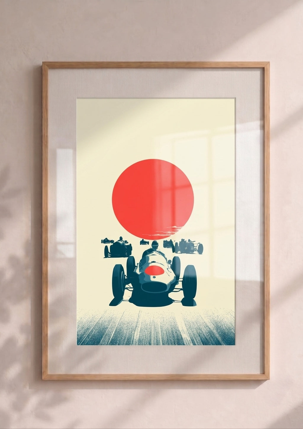 Póster Automovilismo — Ilustración Retro (Ref:0027)