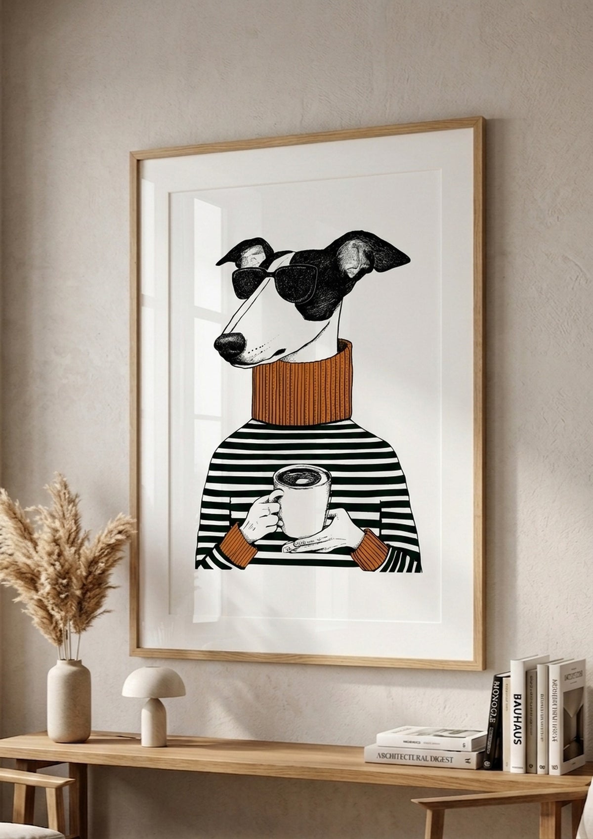 Póster Galgo Hipster (Ref:0028)