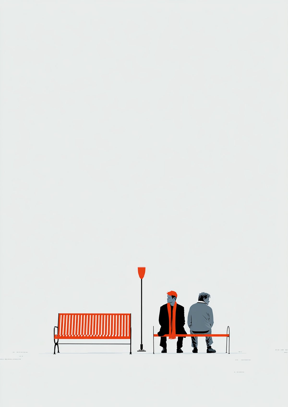 Póster Banco — Ilustración Minimalista (Ref:0046)