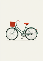 Póster Bicicleta Clásica — Ilustración Retro (Ref.0067)