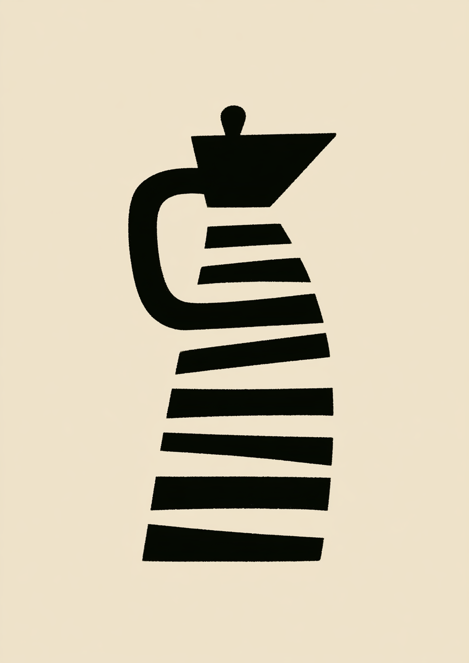 Póster Cafetera Gráfica (Ref.0078)