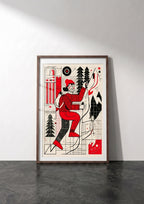 Póster Escalador Retro (Ref.0081)