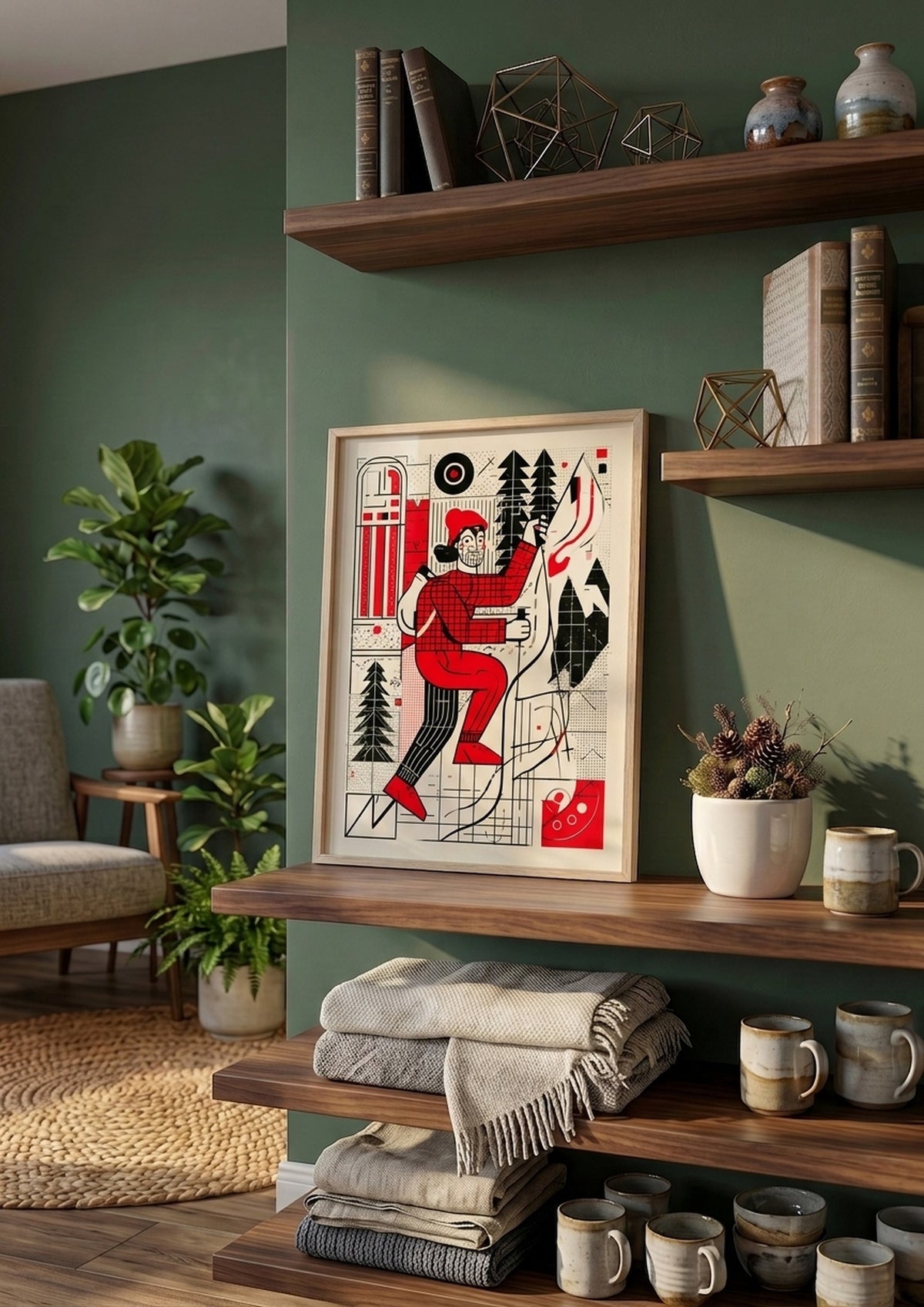 Póster Escalador Retro (Ref.0081)