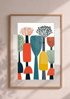 Póster Bosque — Ilustración Escandinava (Ref.0084)