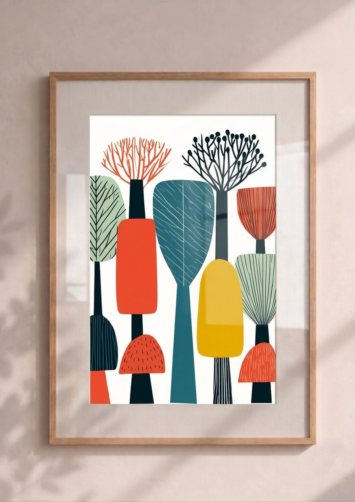 Póster Bosque — Ilustración Escandinava (Ref.0084)