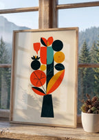 Póster Bouquet Abstracto — Ilustración Escandinava (Ref.0085)