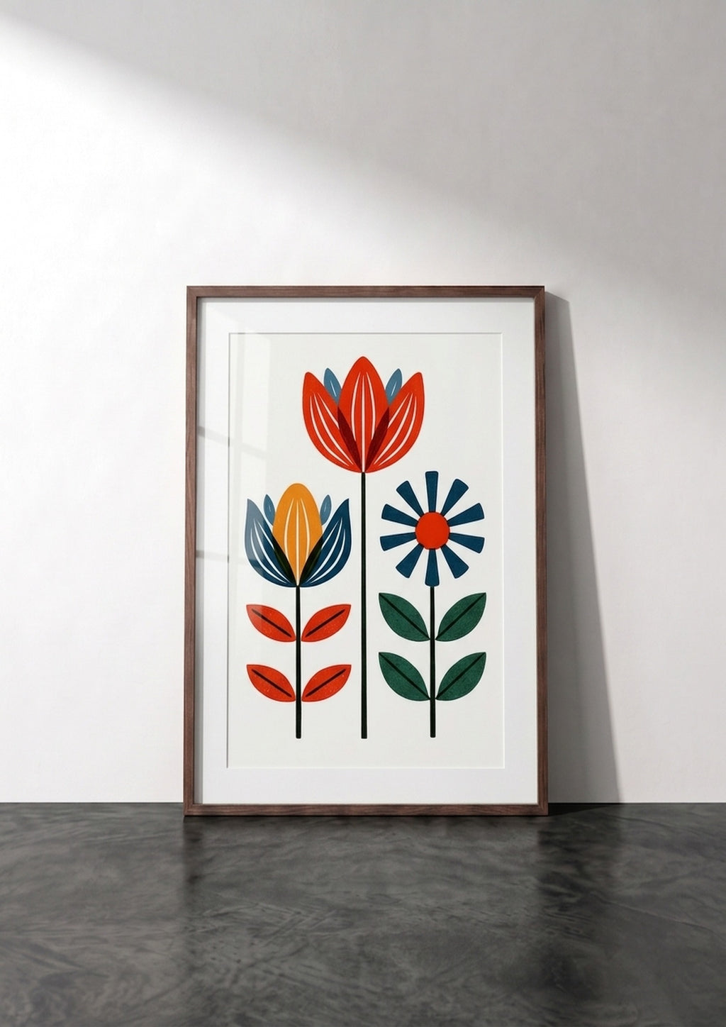 Póster Tulipanes — Ilustración Escandinava (Ref.0090)