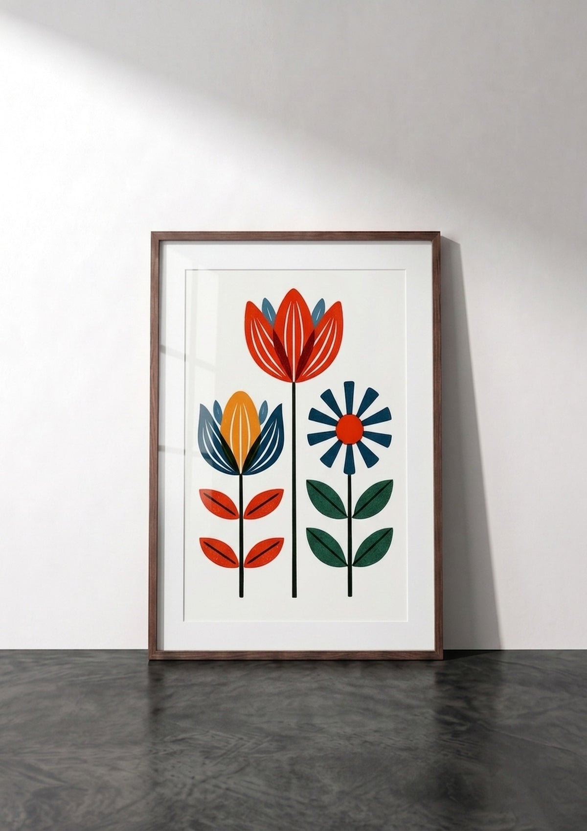 Póster Tulipanes — Ilustración Escandinava (Ref.0090)