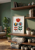 Póster Tulipanes — Ilustración Escandinava (Ref.0090)