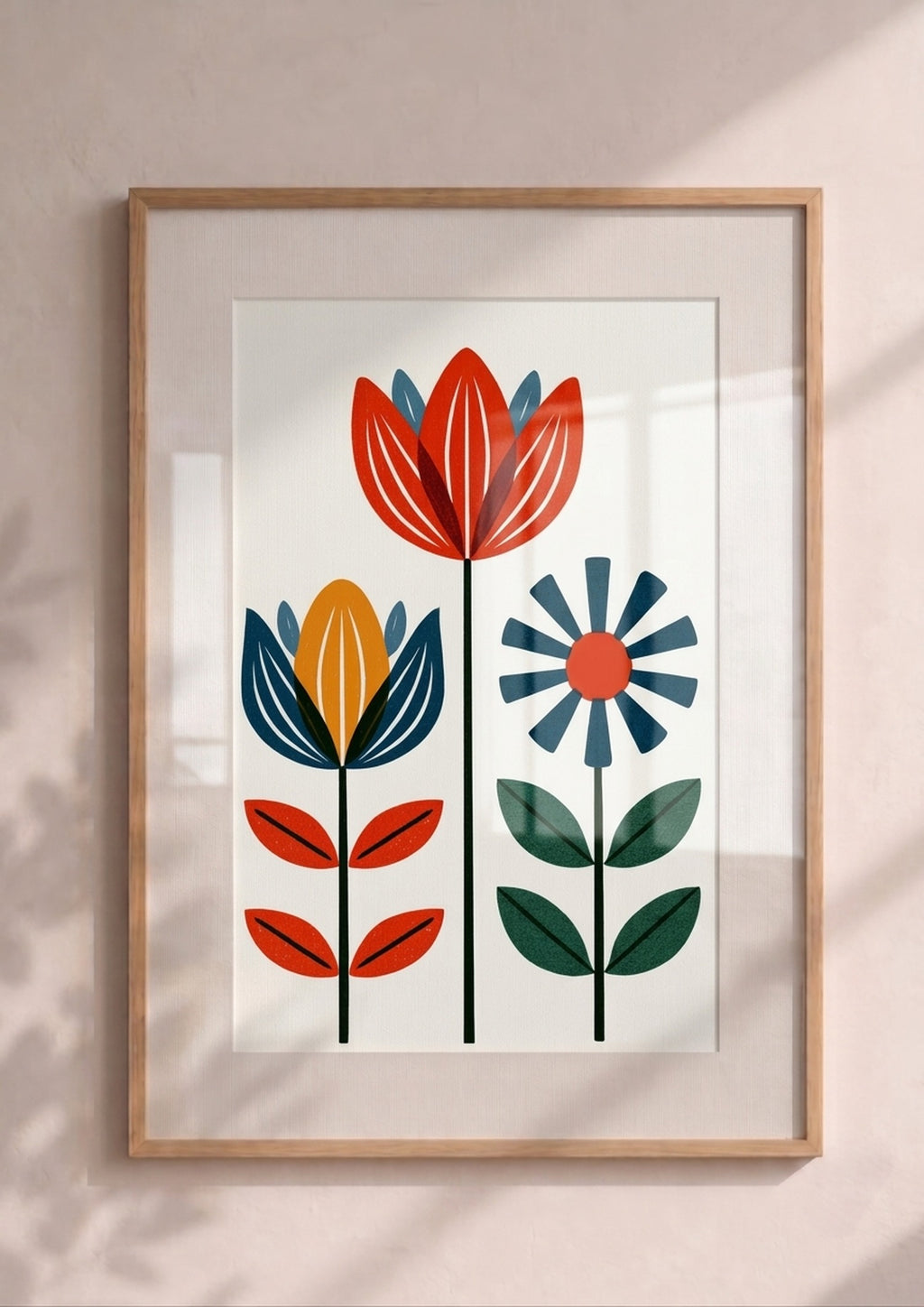 Póster Tulipanes — Ilustración Escandinava (Ref.0090)