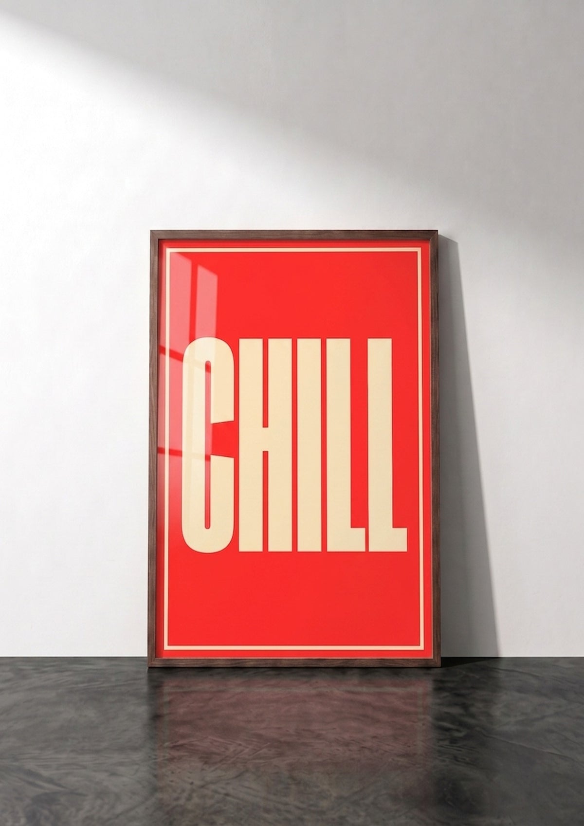 Póster Chill — Ilustración Tipográfica (Ref.0104)