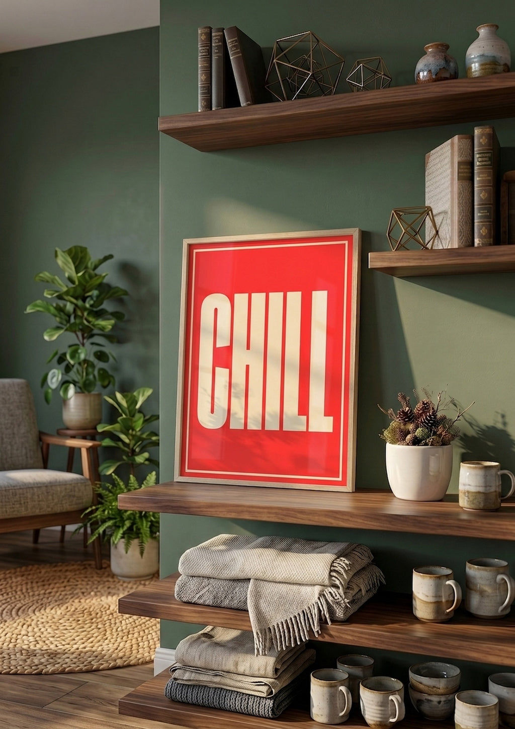 Póster Chill — Ilustración Tipográfica (Ref.0104)
