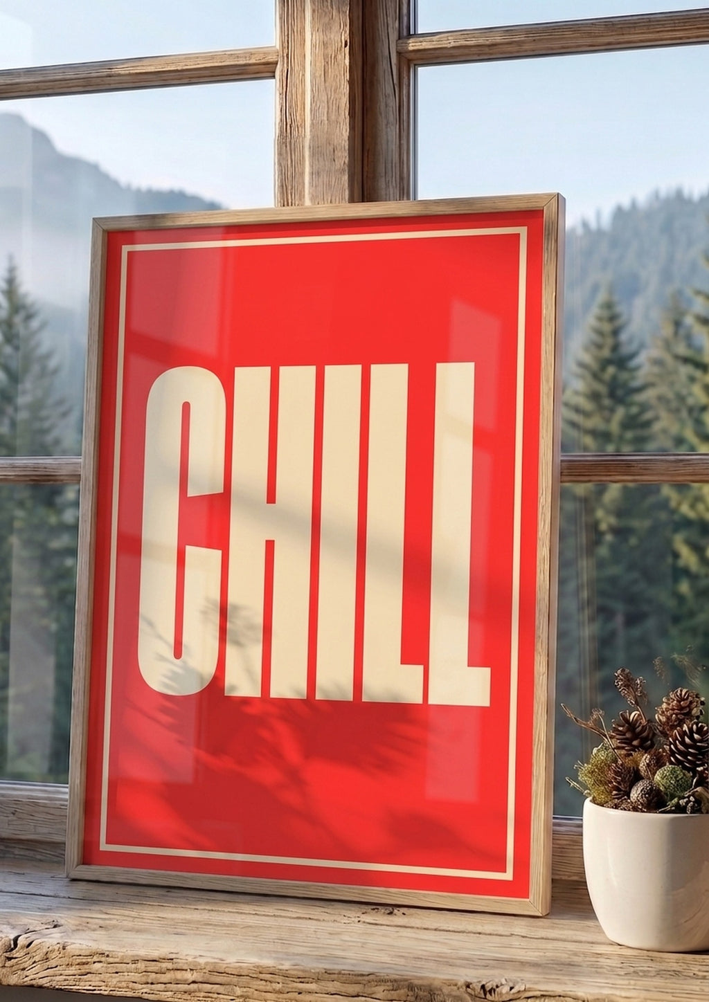Póster Chill — Ilustración Tipográfica (Ref.0104)