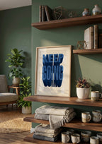 Póster Keep Going — Ilustración Tipográfica 3D (Ref.0108)