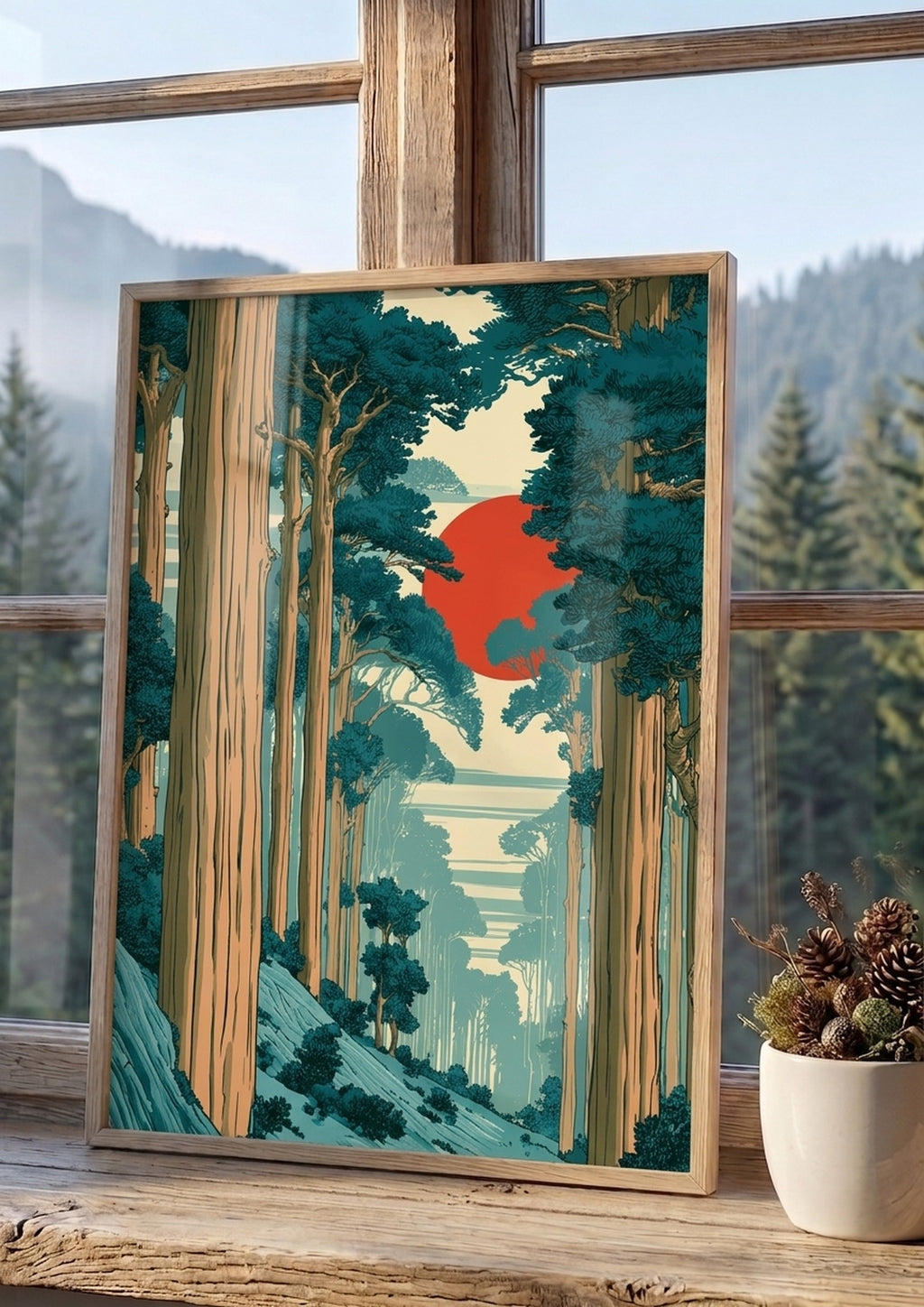 Póster Bosque Japonés (Ref.0110)
