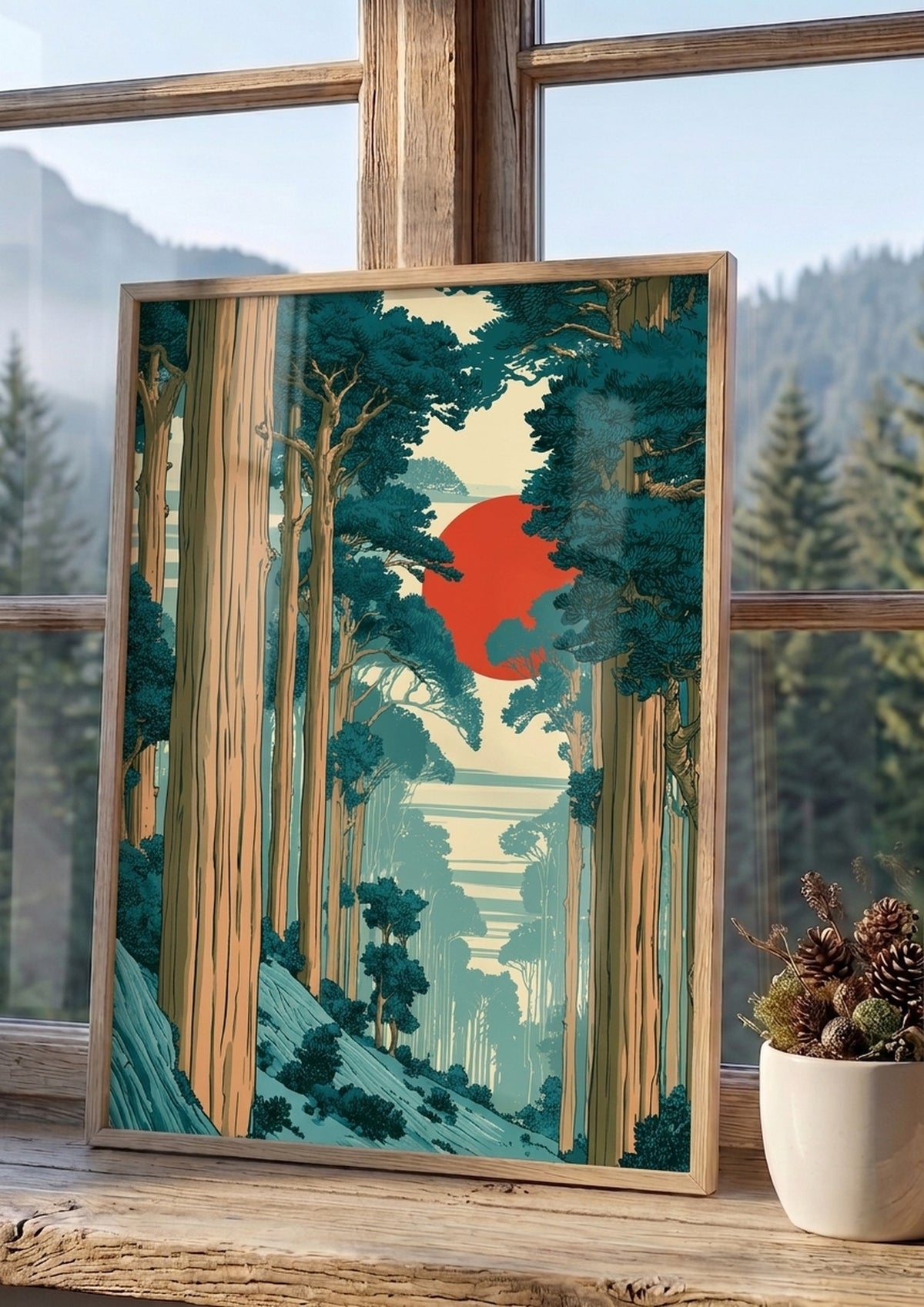 Póster Bosque Japonés (Ref.0110)