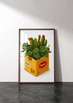 Póster Caja y Planta — Ilustración Botánica (Ref.0123)