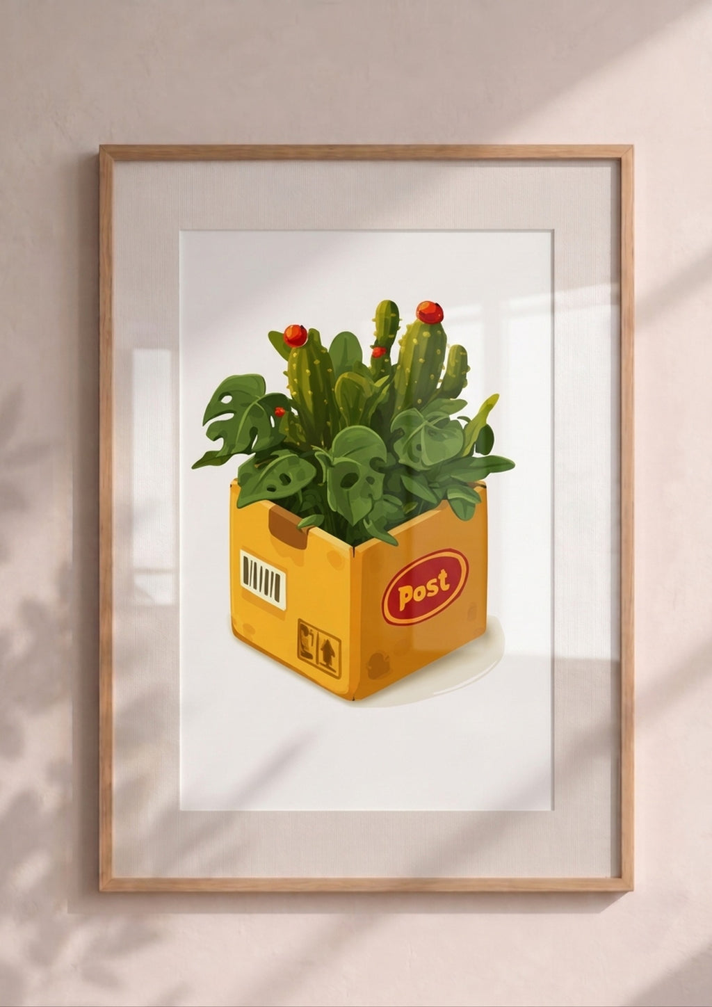 Póster Caja y Planta — Ilustración Botánica (Ref.0123)